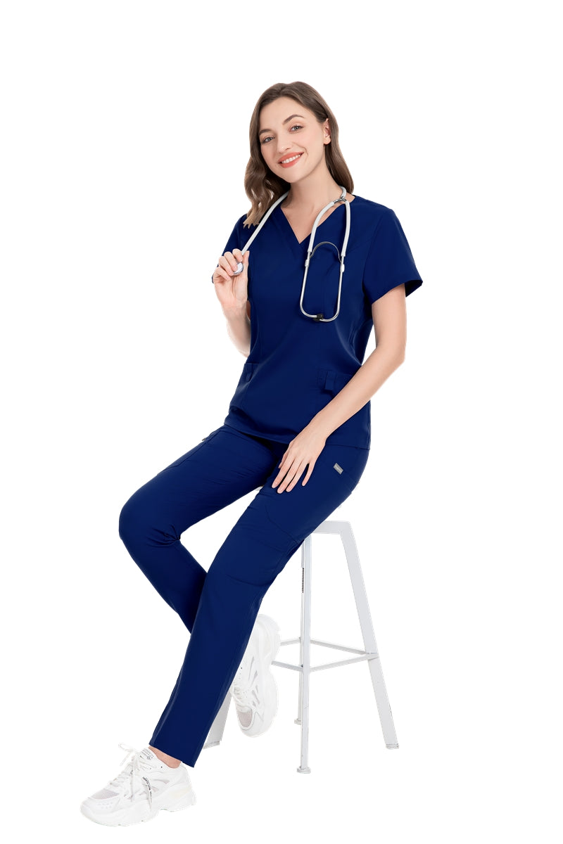 Women’s Medical Scrub Set – Navy