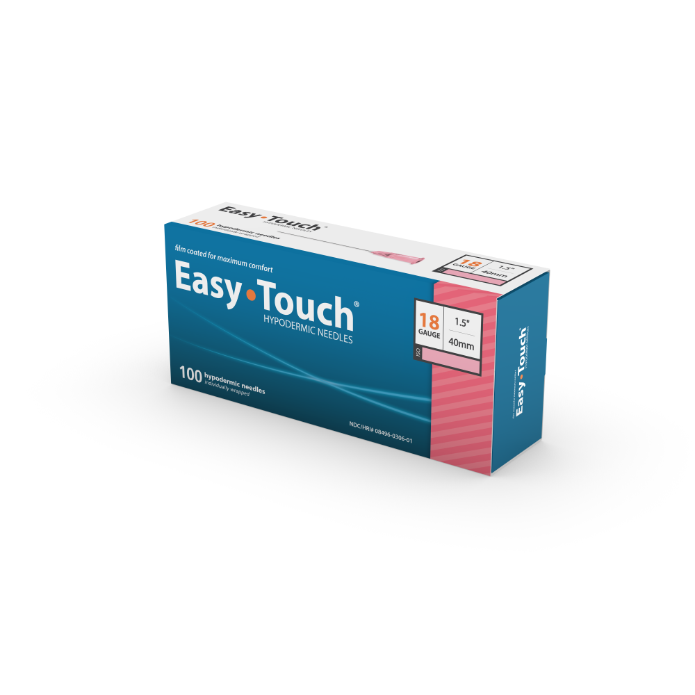 Hypodermic 1-1/2 Inch Length 18 Gauge Thin Wall Without Safety