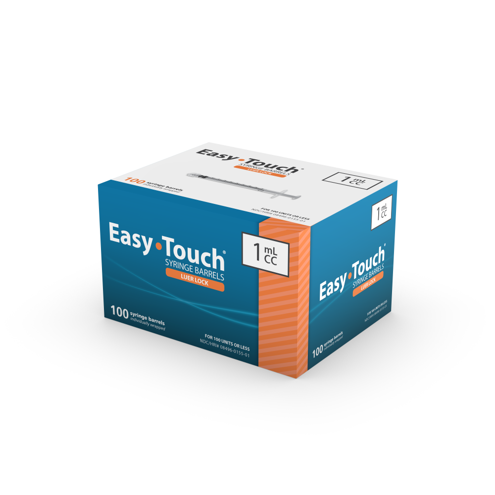 General Purpose Syringe (1 mL Luer Lock Tip Without Safety) Box of 100