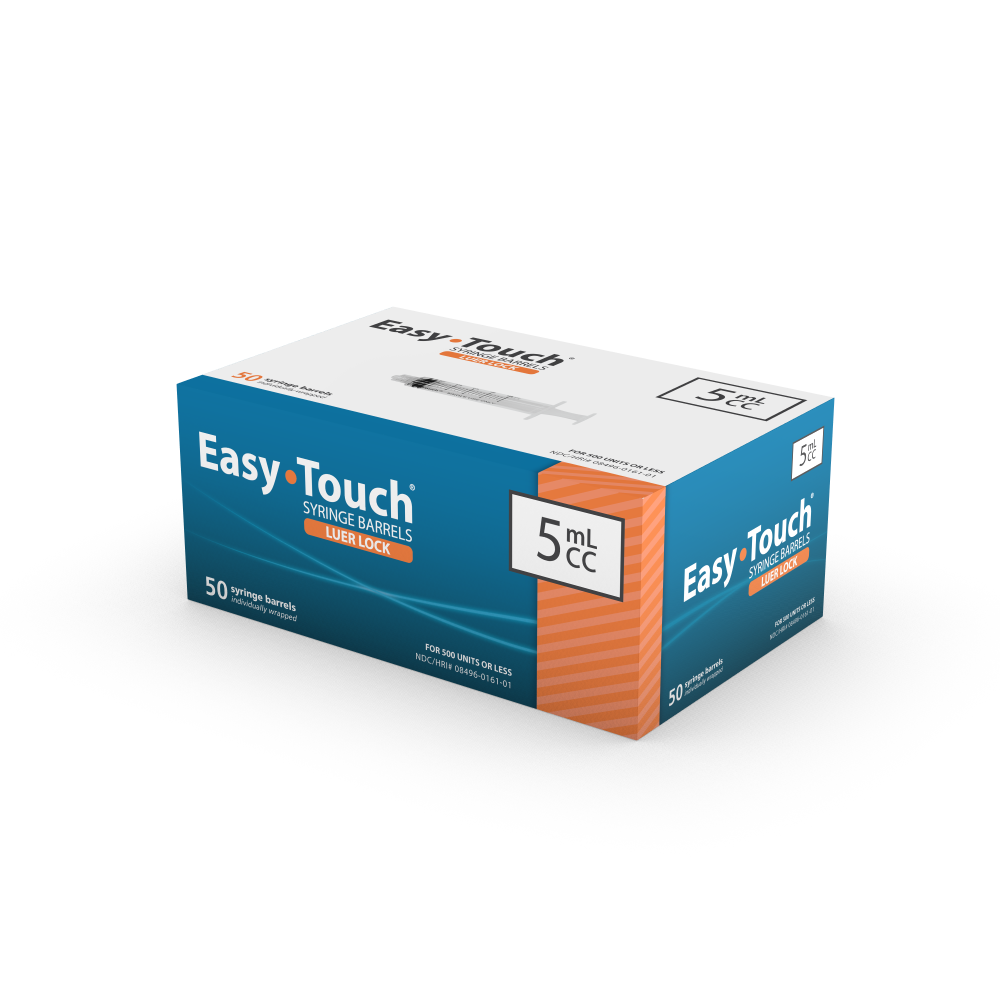 General Purpose Syringe (5 mL Luer Lock Tip Without Safety) Box of 100