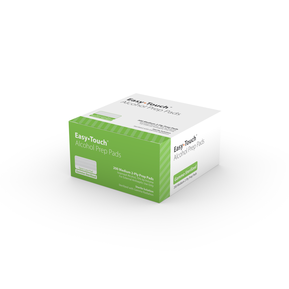 Alcohol Prep Pad 70% Strength Isopropyl Alcohol Individual Packet Medium Sterile (400pk)