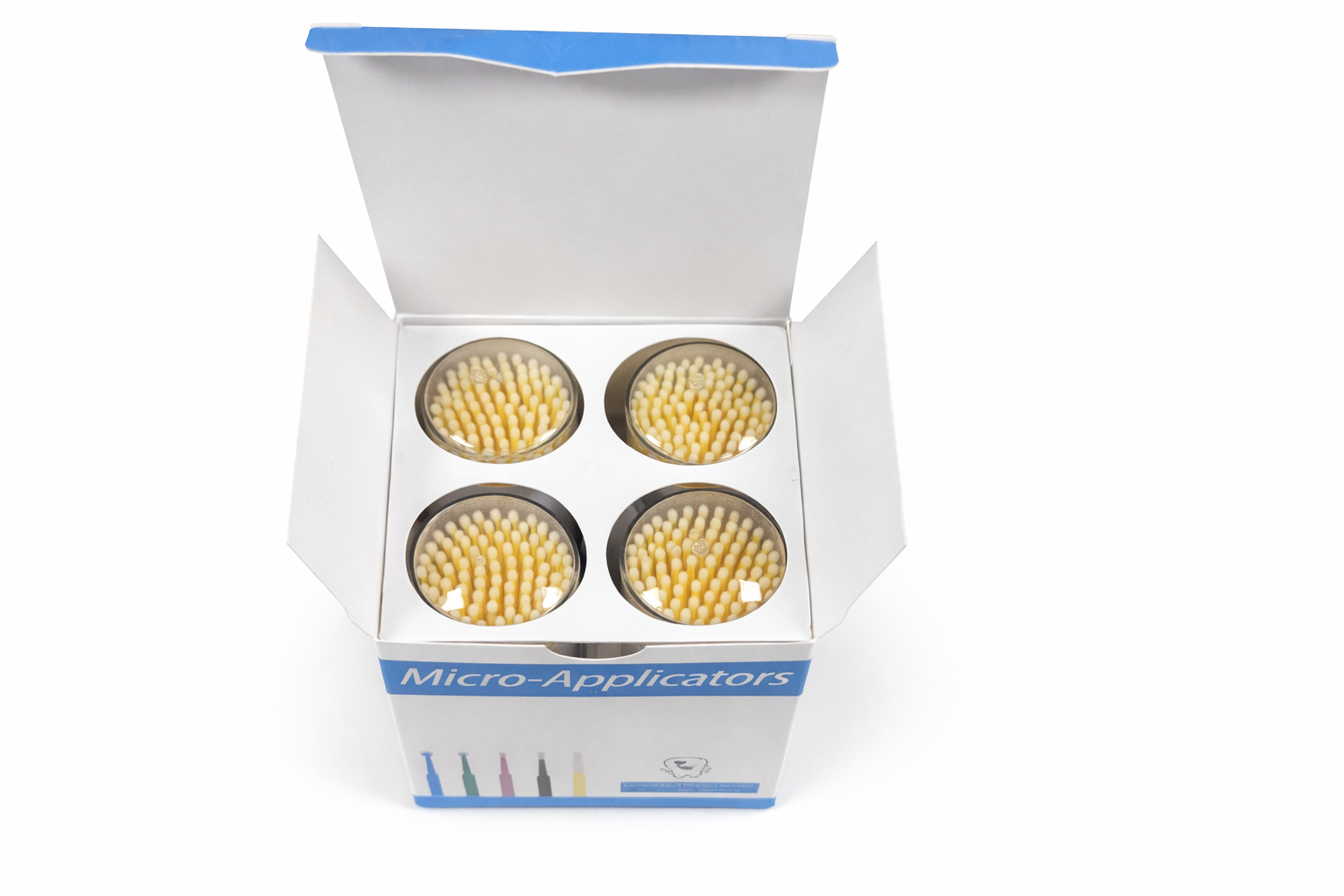 Micro-Brush Applicators – Disposable (100 pcs per Bottle, 4 Bottles per Box)