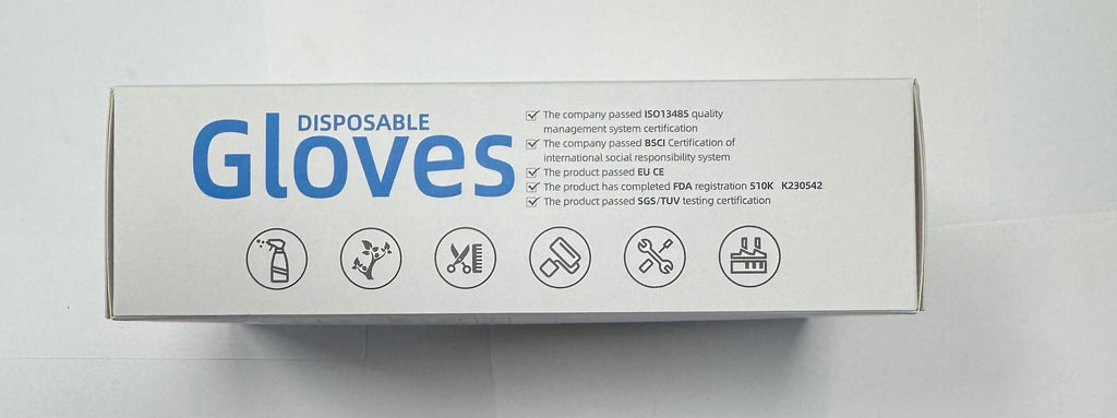 Purple Nitrile Exam Gloves – 4 Mil, Powder-Free (Box of 100)