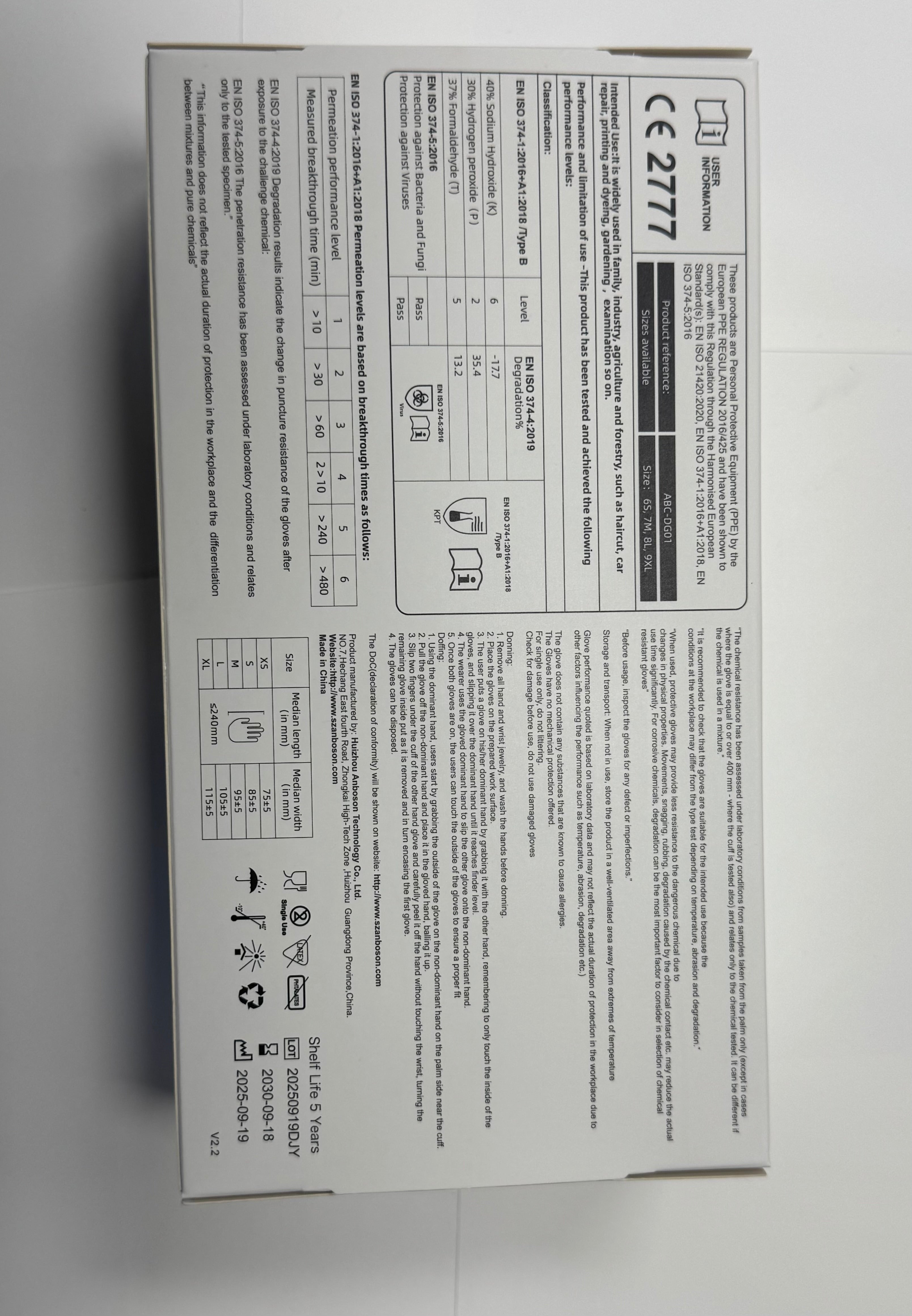 Ice Blue Nitrile Exam Gloves – Powder-Free, Box of 100