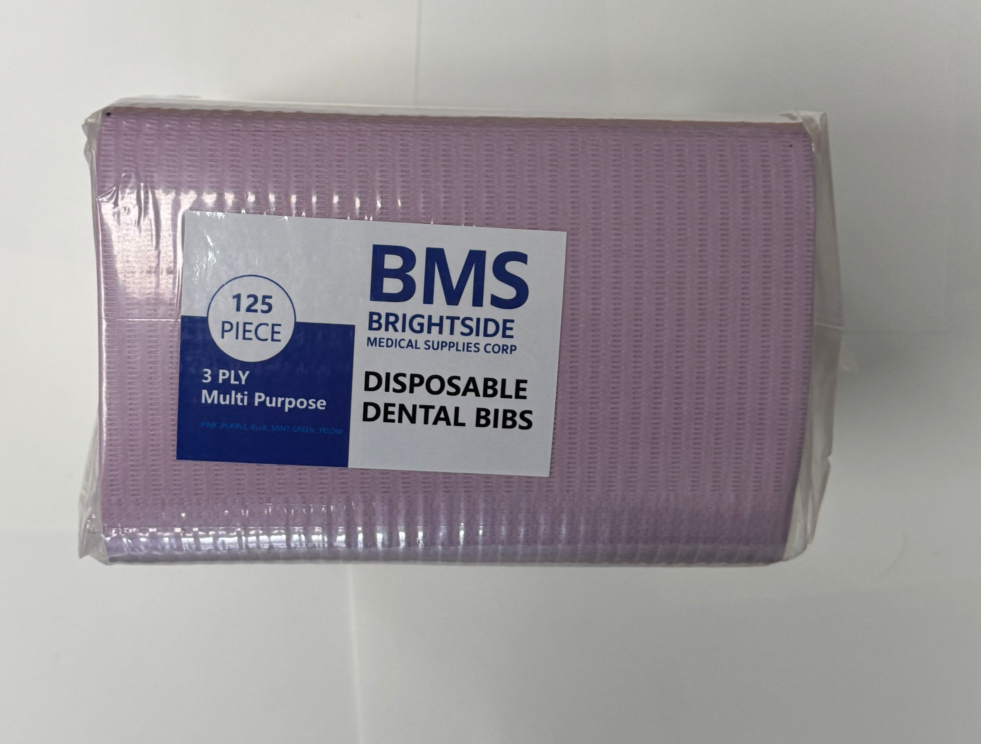 Patient Bibs 13″ × 18″ – 3-Ply Disposable (Case of 500)