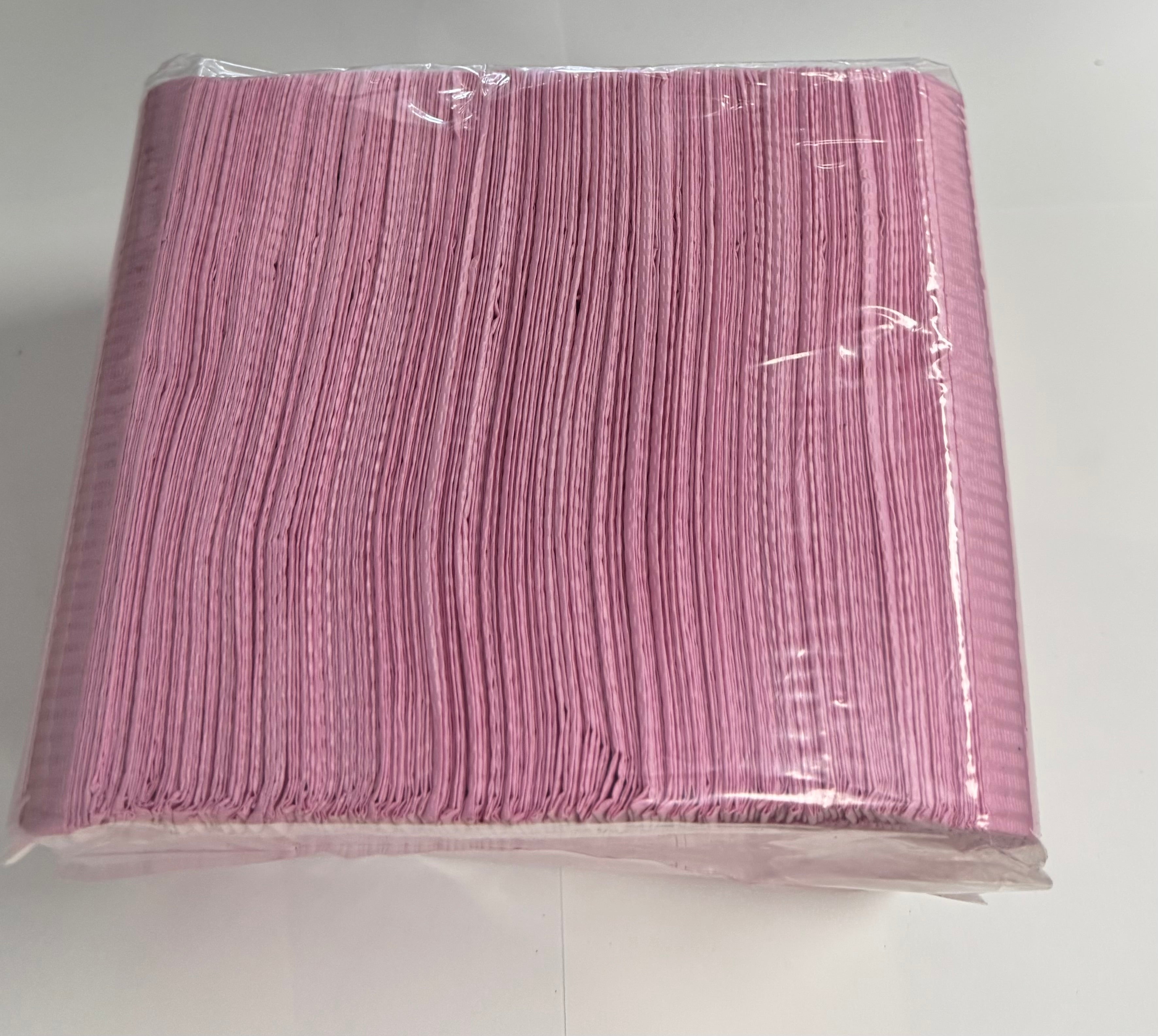 Patient Bibs 13″ × 18″ – 3-Ply Disposable (Case of 500)