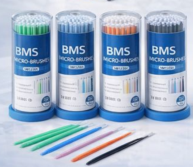 Micro-Brush Applicators – Disposable (100 pcs per Bottle, 4 Bottles per Box)