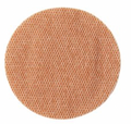 Adhesive Spot Bandage Fabric Tan 1 Inch Diameter Sterile