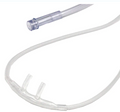 Nasal Cannula Adult Curved Prongs 7 Foot Tubing Low Flow Rate ( Box of 50)
