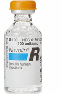 Novolin R regular insulin