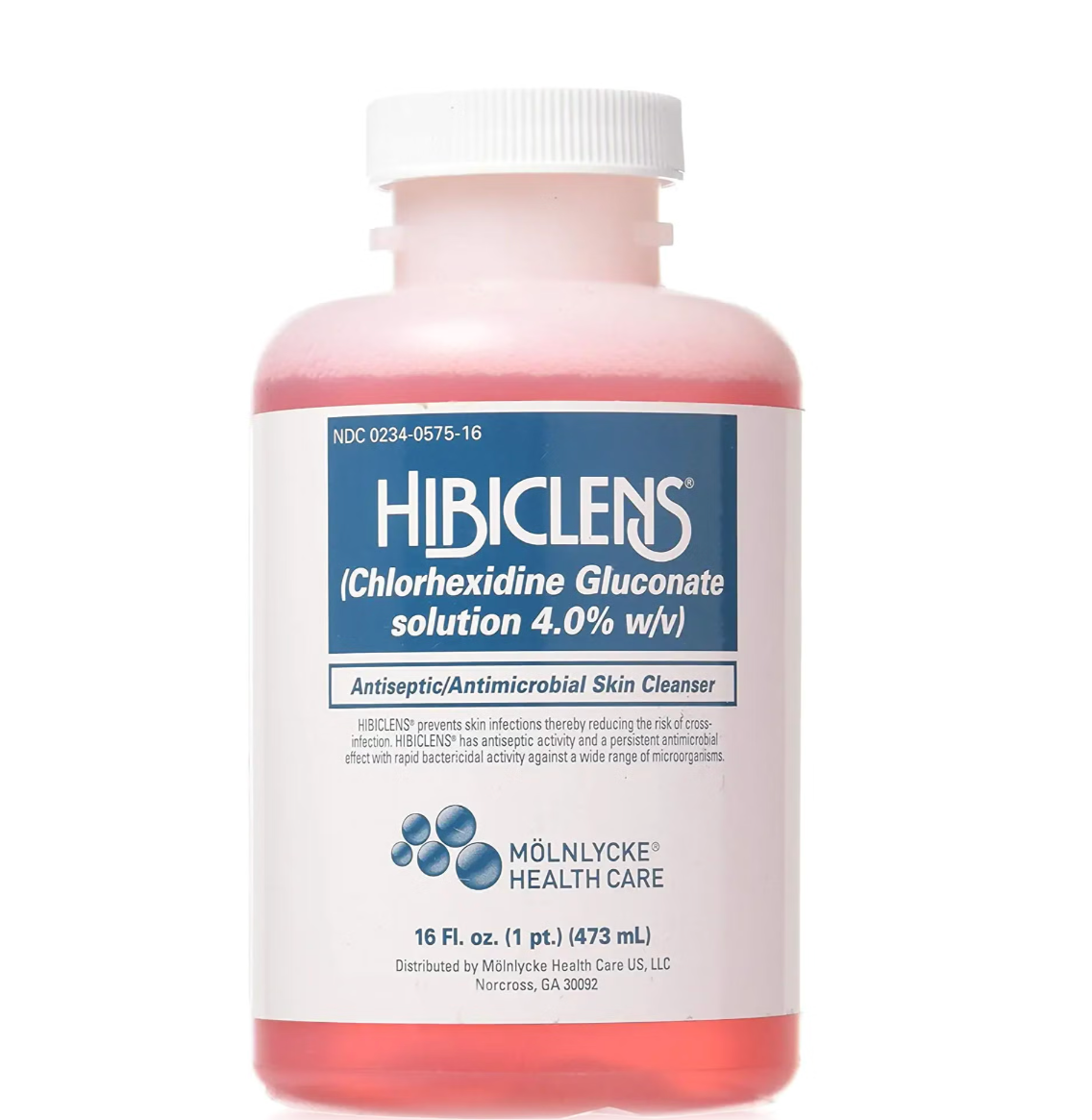Antiseptic / Antimicrobial Skin Cleanser Hibiclens 16 oz Pump Bottle 4% CHG NonSterile