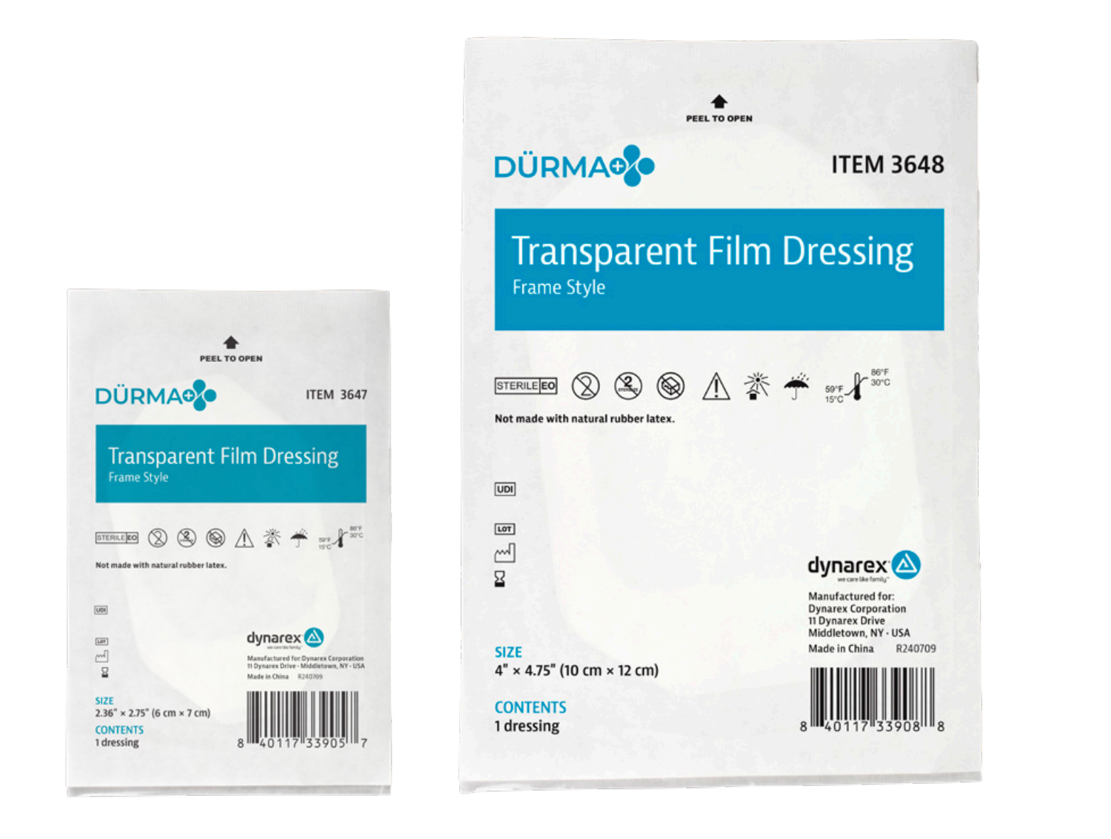 Transparent Film Dressing Frame Style